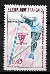 Serie sellos Francia 1650 (**)