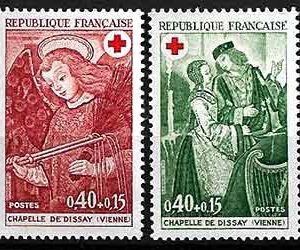 Serie sellos Francia 1661/62 (**)