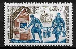 Serie sellos Francia 1671 (**)