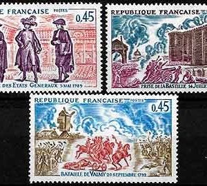 Serie sellos Francia 1678/80 (**)