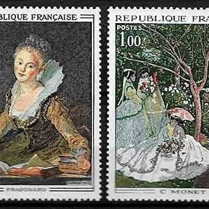 Serie sellos Francia 1702/03 (**)
