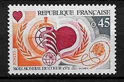 Serie sellos Francia 1711 (**)