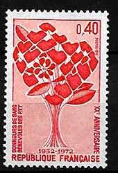 Serie sellos Francia 1716 (**)