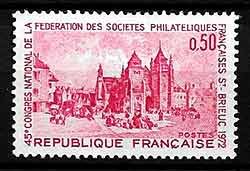 Serie sellos Francia 1718 (**)