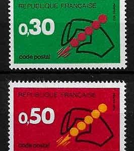 Serie sellos Francia 1719/20 (**)