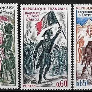Serie sellos Francia 1729/31 (**)