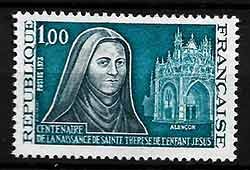 Serie sellos Francia 1737 (**)
