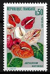Serie sellos Francia 1738 (**)