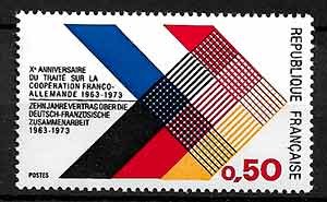 Serie sellos Francia 1739 (**)
