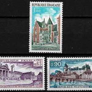 Serie sellos Francia 1757/59 (**)