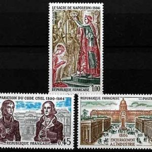 Serie sellos Francia 1774/76 (**)