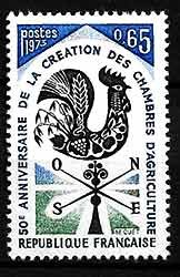 Serie sellos Francia 1778 (**)