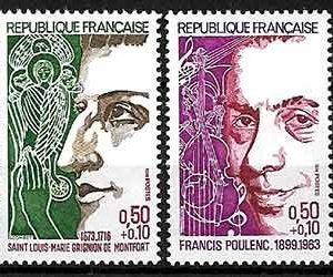Serie sellos Francia 1784/85 (**)