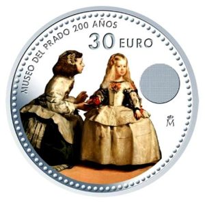 Año 2019. Moneda 30€ Felipe VI – Meninas