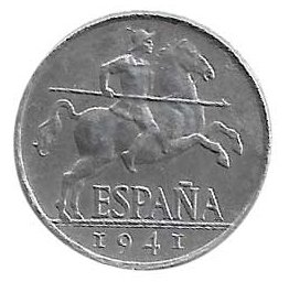 Moneda 0,10 céntimos peseta 1953. BC