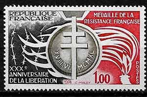 Serie sellos Francia 1821 (**)