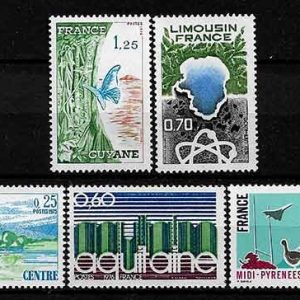Serie sellos Francia 1863/66 (**)