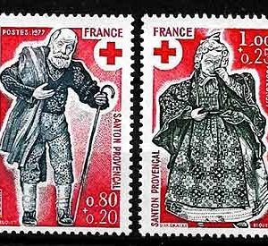 Serie sellos Francia 1959/60 (**)