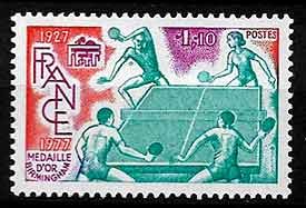 Serie sellos Francia 1961 (**)