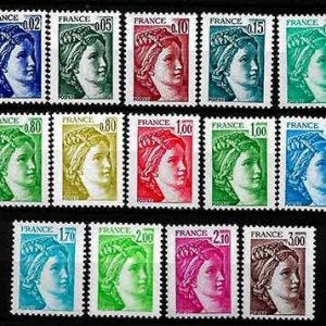 Serie sellos Francia 1962/79 (**)