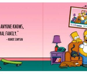 5352. Sello Los Simpsons. HB
