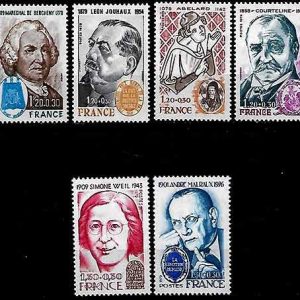 Serie sellos Francia 2029/32b (**)