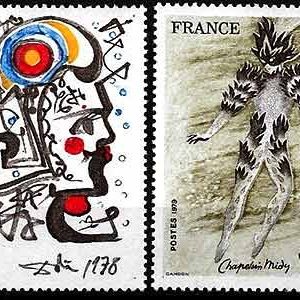 Serie sellos Francia 2067/68 (**)
