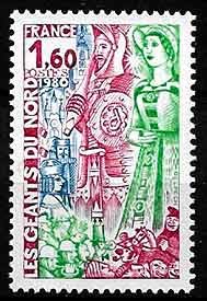 Serie sellos Francia 2076 (**)
