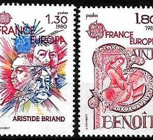Serie sellos Francia 2085/86 (**)