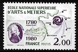 Serie sellos Francia 2087 (**)