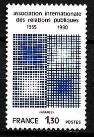 Serie sellos Francia 2091 (**)
