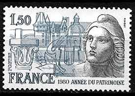 Serie sellos Francia 2092 (**)