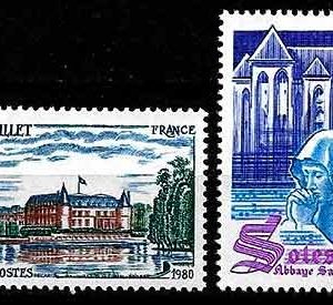 Serie sellos Francia 2111/12 (**)