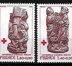 Serie sellos Francia 2118/23 (**)