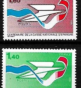 Serie sellos Francia 2165/66 (**)
