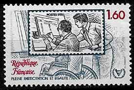 Serie sellos Francia 2173 (**)