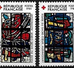 Serie sellos Francia 2175/76 (**)