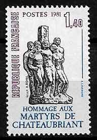 Serie sellos Francia 2177 (**)