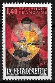 Serie sellos Francia 2206 (**)