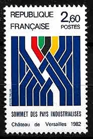 Serie sellos Francia 2214 (**)