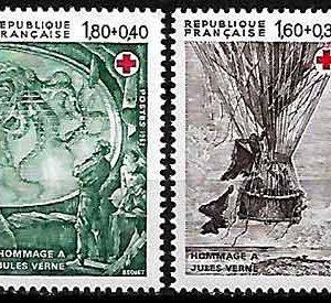 Serie sellos Francia 2247/48 (**)