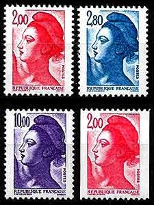 Serie sellos Francia 2274/77 (**)