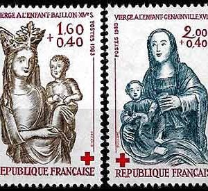 Serie sellos Francia 2295/96 (**)