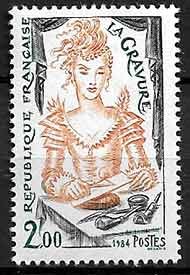 Serie sellos Francia 2315 (**)