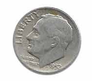 Moneda de EE.UU. 001 dime de 1975. MBC