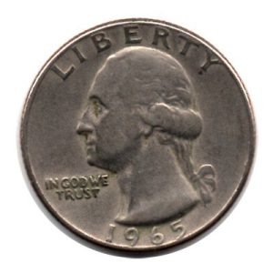 Moneda de EE.UU. 01/4 dolar 1977. MBC