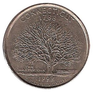 Moneda de EE.UU. 01/4 dolar 1999 CONNECTICUT P .EBC