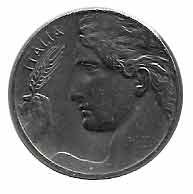 Moneda Italia 0,20 centesimi 1920 R MBC