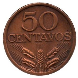 Moneda Portugal  0,50 centavos 1979. MBC