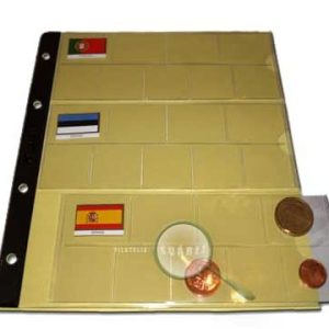 Hoja para monedas «PARDO» – Ref.76700 (1 Hoja)